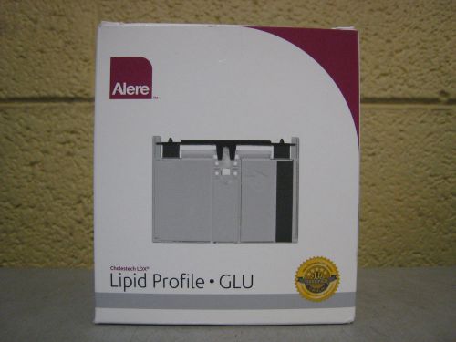 New Alere Lipid Profile GLU Cholestech LDX Cassettes Exp 1/31/17 Box of 10