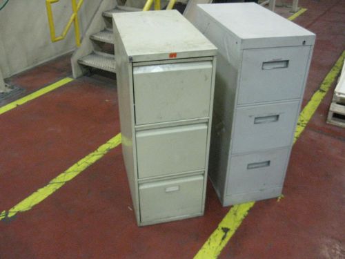 Lot (2) 3-Drawer File Filing Cabinets KNOXVILLE TN