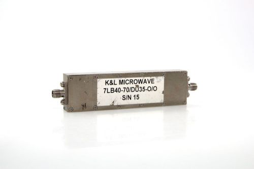 K&amp;L 7LB40-70/DU35-0/0 BAND PASS FILTER
