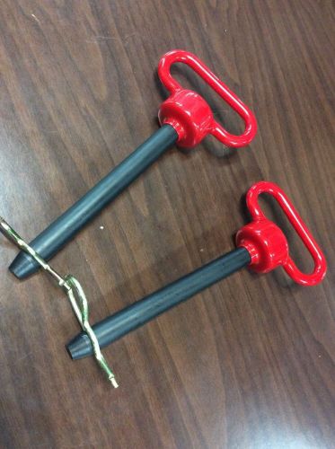 Double hh 00123 h58 hitch pin, 5-1/2&#034; x 5/8&#034; dia. made in usa free lot of 2 for sale