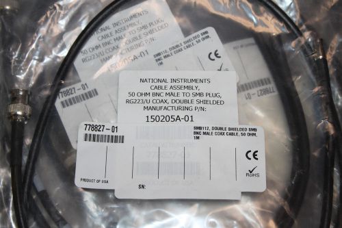 National Instruments SMB 112 SMB Plug to BNC Male Cable