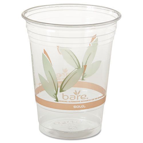 Bare eco-forward rpet cold cups, 16-18 oz, clear, 50/pack, 1000/carton for sale