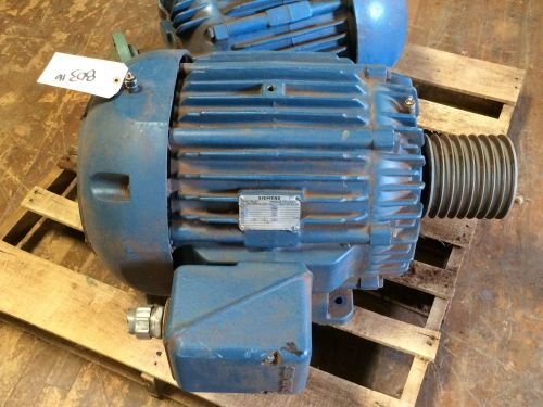 Siemens pe 21 plus 51-502-041 motor 60hp 1775rpm 3ph 460v chemical duty used for sale