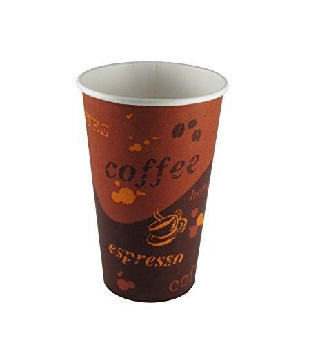 Lollicup c-k520 karat paper hot cup, 20 oz, stock print (case of 600) for sale