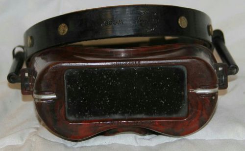 VINTAGE JACKSON PRODUCTS UNIGOGGLE WELDING SAFETY GOOGLES STEAMPUNK