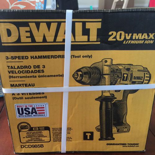 Dewalt dcd985b hammer drill 20v for sale
