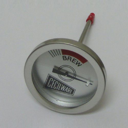 Cecilware Dial Thermometer for Water Boilers / Urns