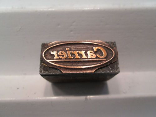 Letterpress Printers Block, Carrier logo