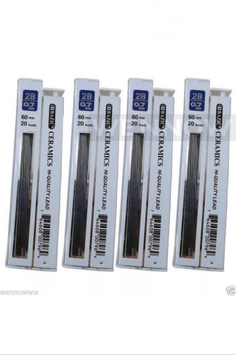 4 Tubes 0.7 mm Ceramics Hi-Quality Mechanical Pencil Lead