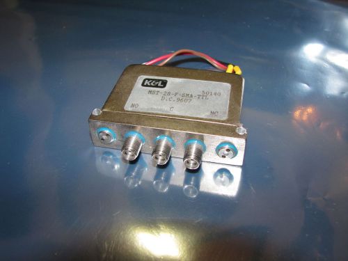 K&amp;L Coaxial RF Switch, MST-28-F-SMA-TTL Relay switch