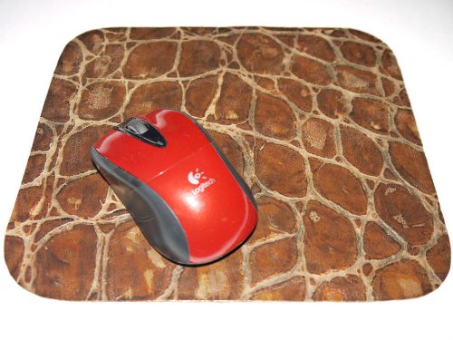 Genuine Leather Mouse Pad .Top Quality  Made in USA color  Whiskey