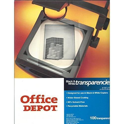 Office Depot(R) Plain Paper Copier Transparency Film, Pack Of 100 New