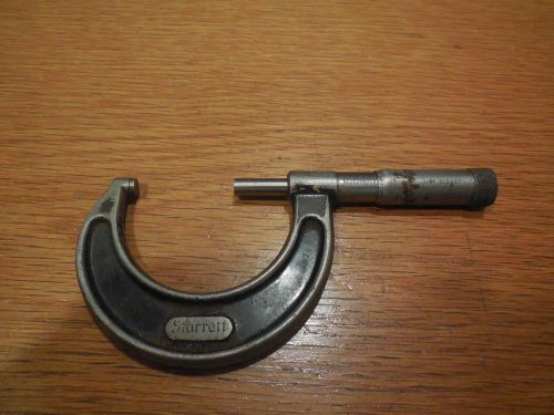 Vintage Starrett 1&#034; to 2&#034; Outside Micrometer # 436-2in.  8ths, 16ths &amp; 32nds