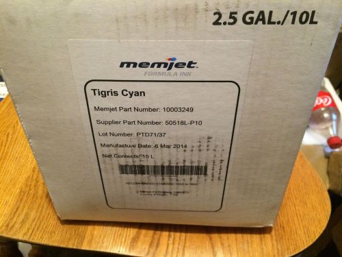Memjet 10003249 Tigeris Cyan ink 2.5 gal 10 Liter