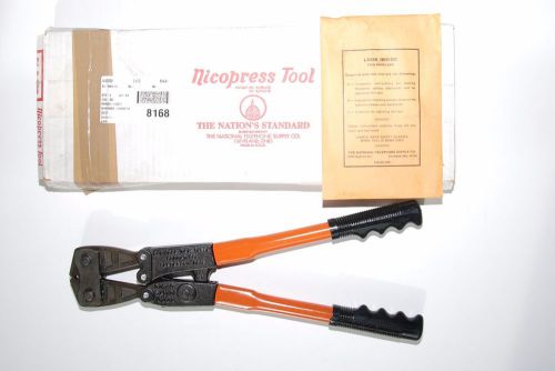 Nicopress 51-g-887 compression swag tool for wire rope new free shipping for sale