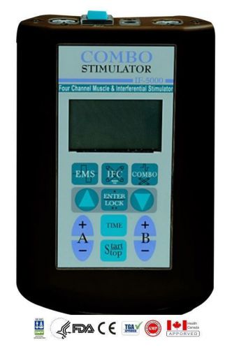 New  Professional  Portable Physical Therapy Machine Combo Stimulator - IF 5000