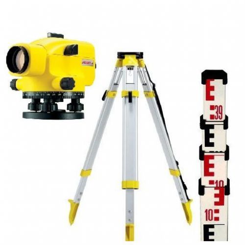 New leica jogger 24 automatic level bundle (inches aluminum rod ) 1 yr warranty for sale