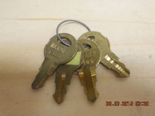 Illinois e series factory cut &amp; stamped keys. for sale