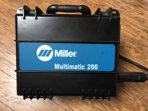 Miller Multimatic 200  Elite MIG Gun/ Welder 907518 Used, Good Condition