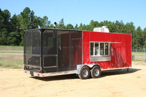 2016 barbeque concession trailer / mobile kitchen - deluxe model for sale