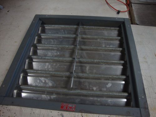 Dayton 24&#034; fan louver industrial exhaust shutter 27 x 27 overall for sale