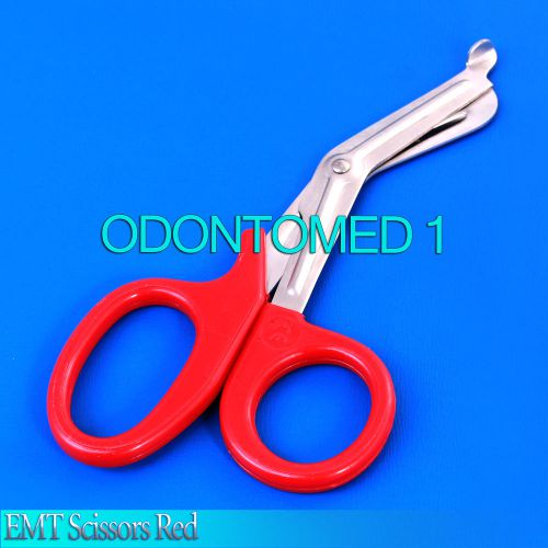 24 EMT Utility Scissors Shears 7.5&#034; Red Colored