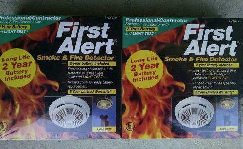 First Alert Professional/Contractor Smoke &amp; Fire Detector Alarm Model SA92LT NEW