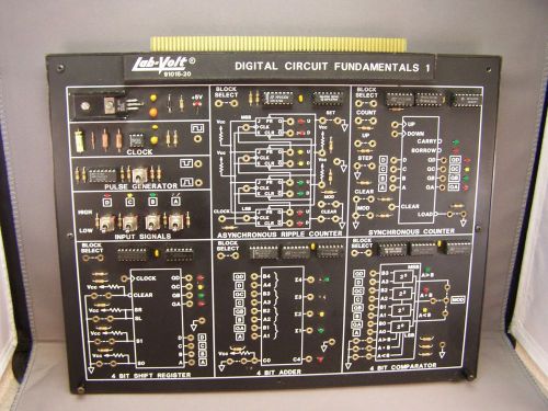 Lab-Volt Trainer Board  -  Digital Circuit Fundamentals 1   91015-20
