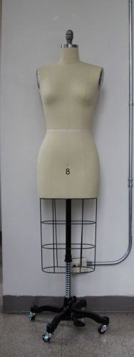 Female Professional Fashion Dressmaker Dress Form Size 8