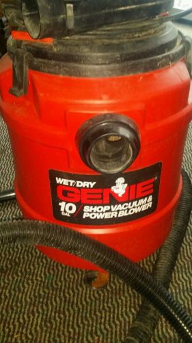 Wet /dry genie 10gal shop vacuum &amp; power blower