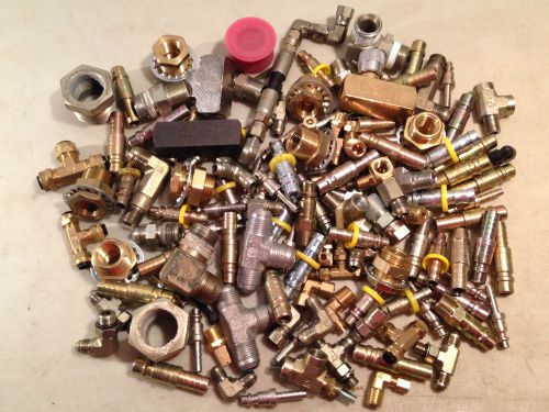 PARKER 19+ Lbs of Hydraulic Fittings - Nuts, Adapters, Connectors, Elbows +