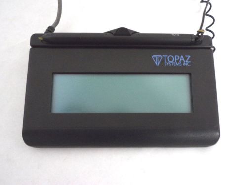 Topaz t-l462-hsb-r signaturegem, signature reader pad, usb, lcd 1x5 for sale
