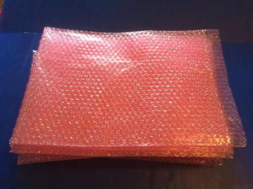 20 ea anti-static open end bubble bags 16&#034; x 12&#034; w/ 1&#034; flap for sale