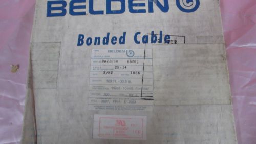 Flat ribbon cable new  22  guage  14   conductors made by belden 100 foot rolls for sale