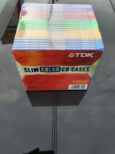 TDK Slim Color CD Cases