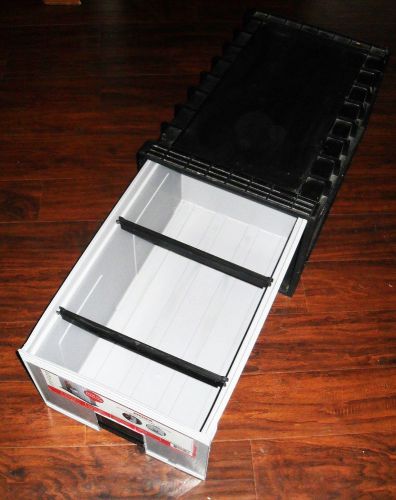 Storex Stackable Storage Drawer Archive Stackable 10 Times 24&#034; Deep Mobile File
