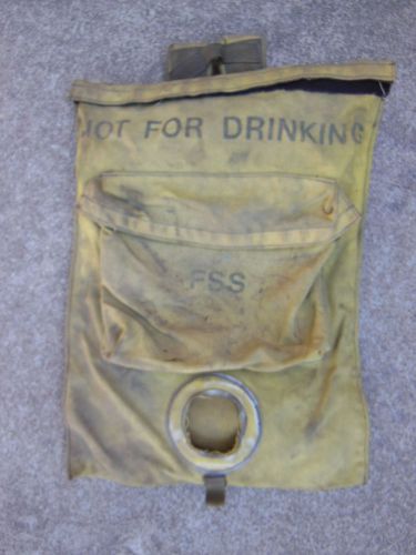 Vtg fss former water bladder packsack backpack w/ straps - forest service pack for sale