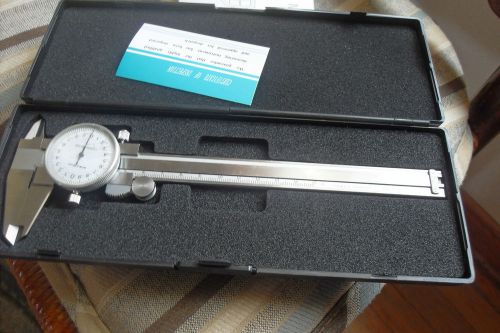 Shars &gt;11&lt; 2.02 mm govt. roller type dial caliper/hard padded case #243 for sale