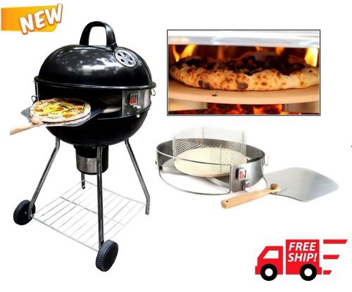 Oven grill stainless steel pizza stove kettle smoker charcoal cook smoky baking for sale