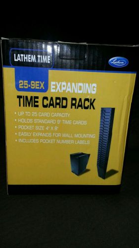 Lathem expanding time card rack brand new for sale