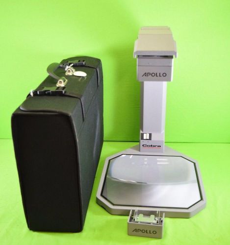 Apollo Cobra Portable Overhead Projector VS3000 with case &amp; Spare Lamp PR70