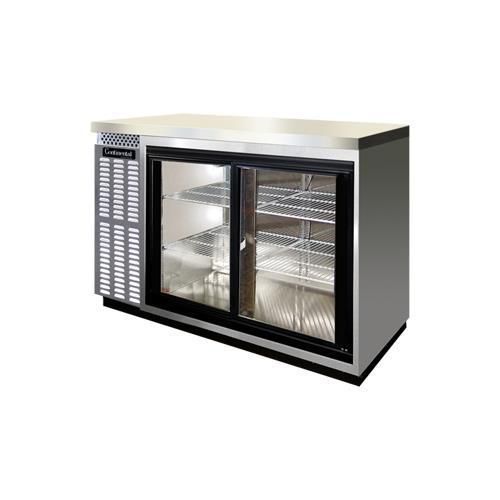 Continental Refrigerator BBC59S-SS-SGD Back Bar Cabinet, Refrigerated