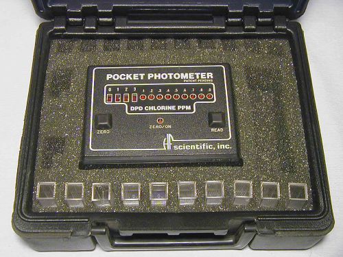 Hf scientific pocket photometer kit, meter p/n 10425. (chlorine in water) for sale