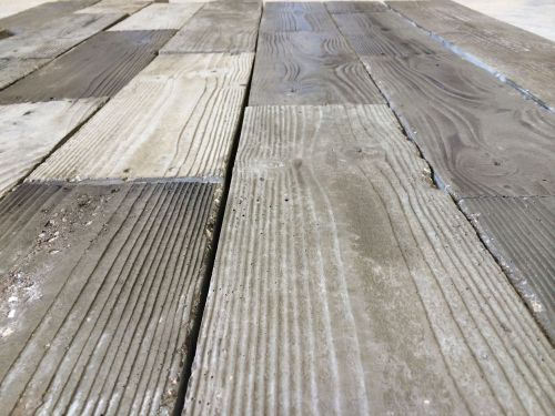 New idea! commercial rubber molds concrete wood grain patio pavers veneer tiles for sale