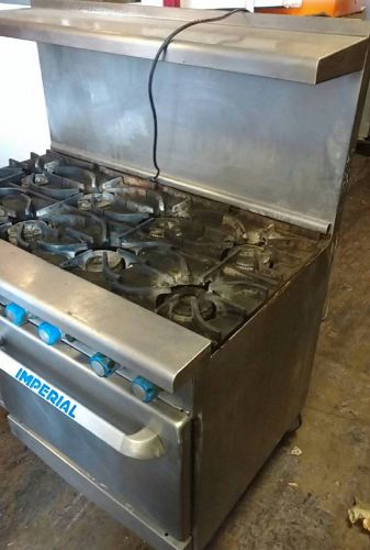 Imperial 8 Burner Stove and Oven with Convection Motor