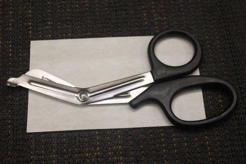 Black paramedic emt bandage nursing trauma shears scissors first aid 7-1/2&#034; for sale