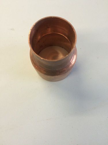 Copper 2&#034; x 1 1/2&#034; Reducing Coupling - Solder - NEW