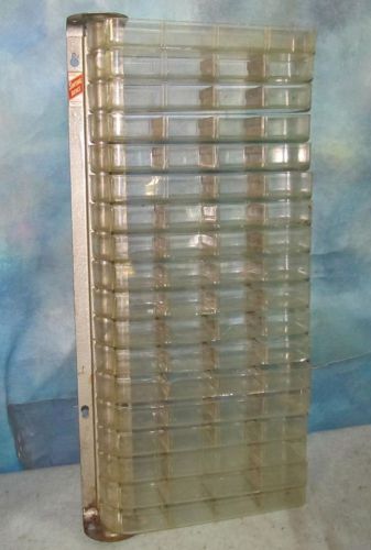 Vintage akro mills swing bins steampunk/loft/wall organizer j00130 for sale