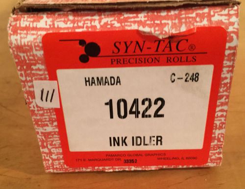 Syn-Tac  Crestline 10422 Ink Idler Printer Rollers For Hamada C248 Larger