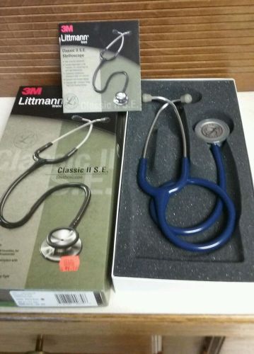 3M LITTMANN CLASSIC II S.E. NEW  NAVY BLUE MODEL #2205